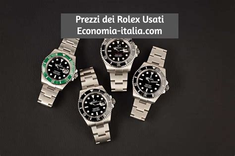 prezzi di rolex usati